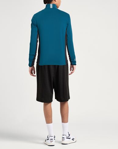 Man Sweatshirt Deep teal Size S Polyester, Elastane