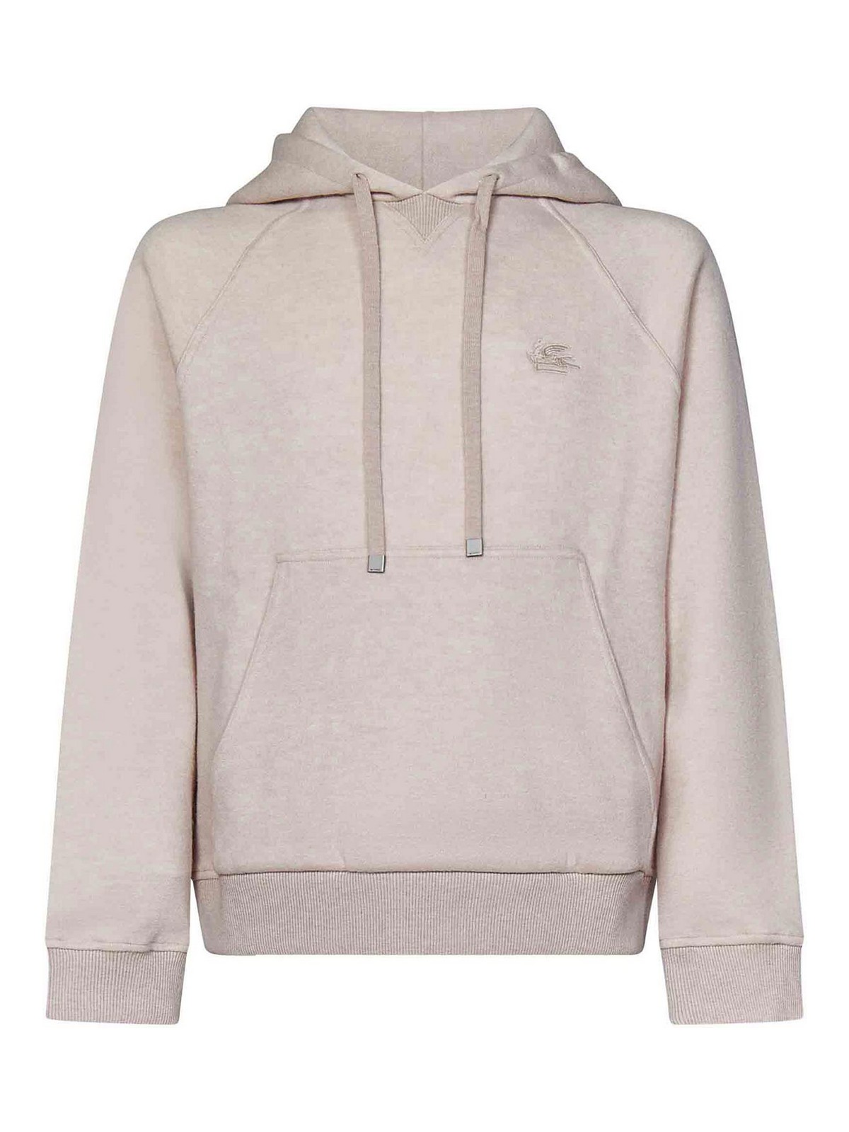Beige Wool Hoodie