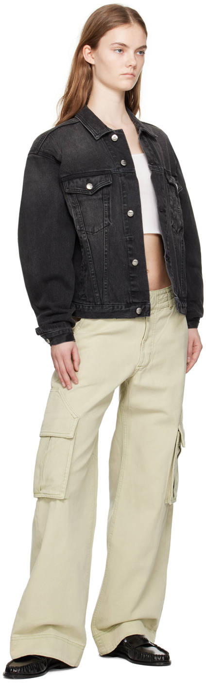 Rhude SSENSE Exclusive Black Denim Jacket