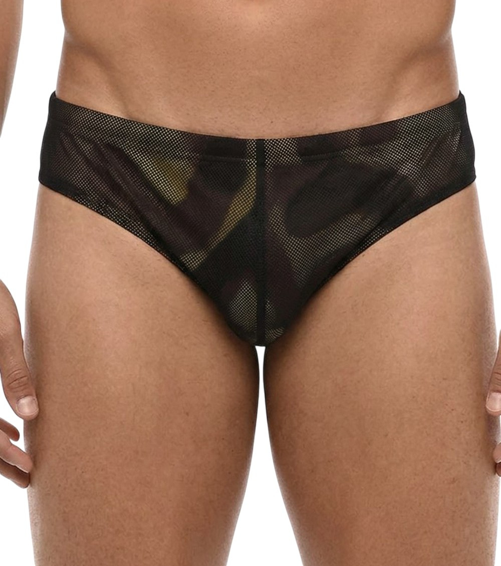 Dark Green Swim Briefs
