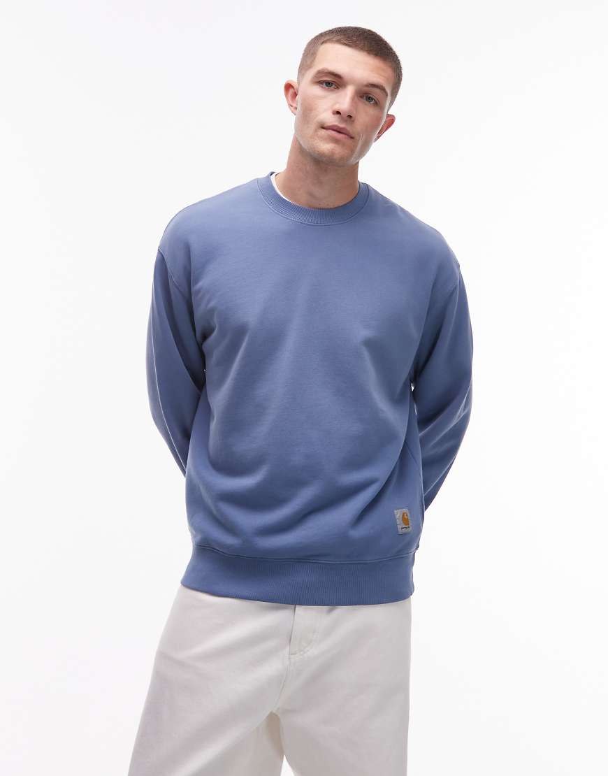 Hudson sweatshirt in blue ombre wash
