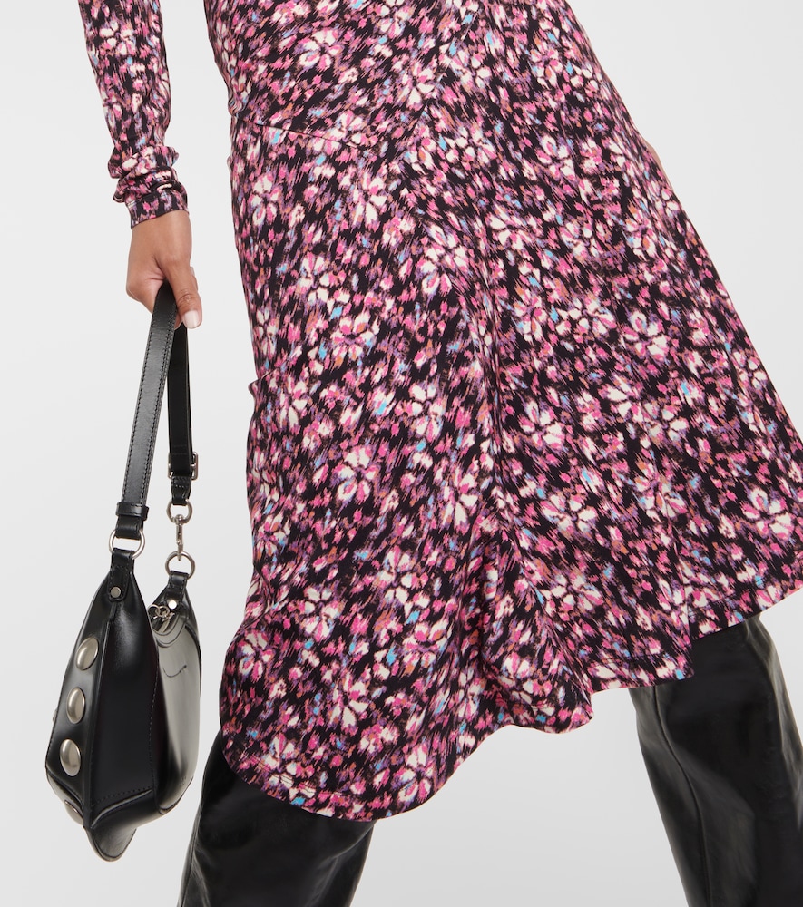 Lania printed jersey midi dress