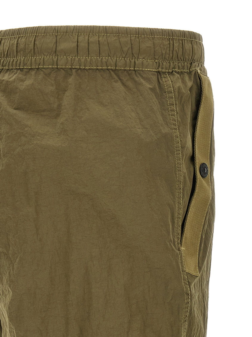 Green Regular Logo Joggers