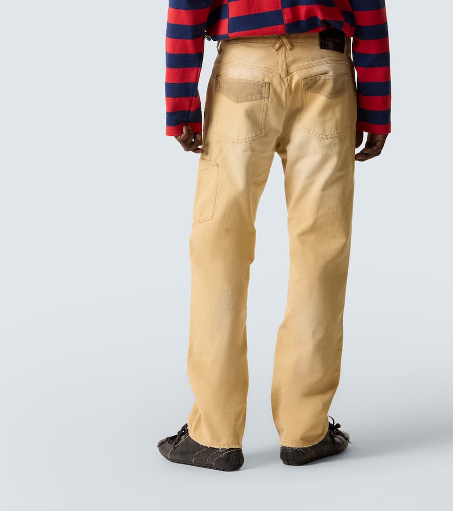 Sierra cotton canvas straight pants