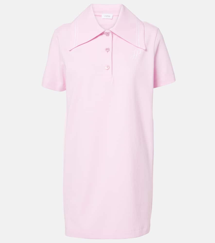 Patou Logo cotton polo dress