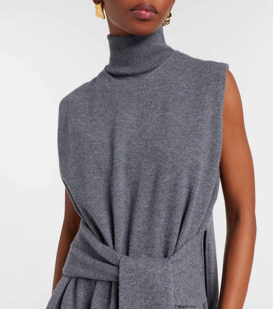 Róhe Layered wool and cashmere-blend maxi dress