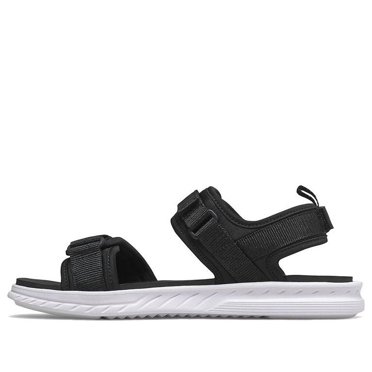 600 Series Black Unisex Sandals