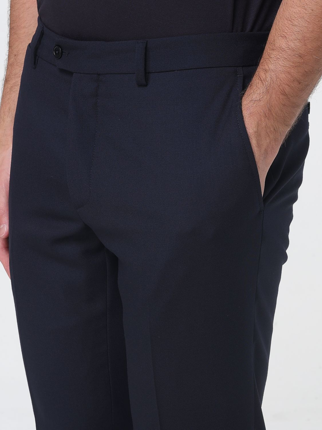 Pants Men color Blue