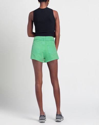 Woman Denim shorts Green Size M Cotton