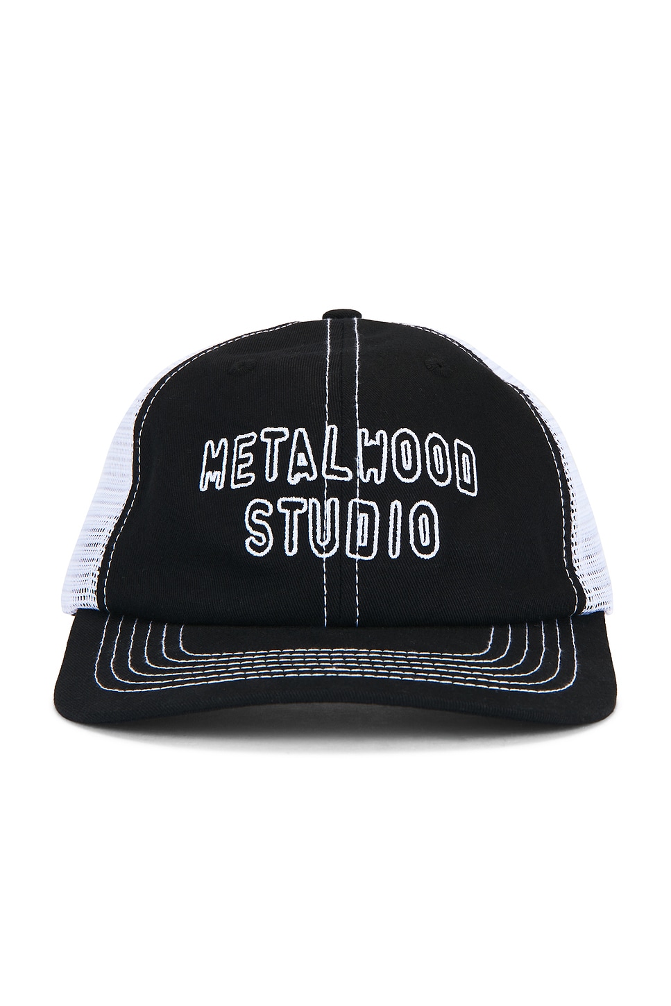 Metalwood Studio Cutie 6-Panel Trucker Hat in Black - Black. a