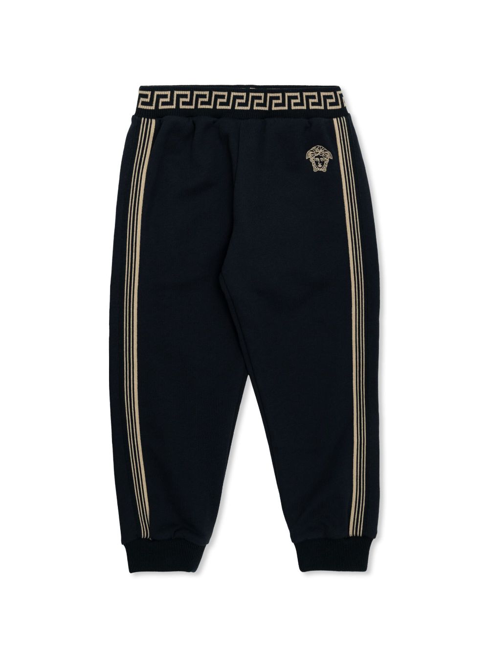 Greca-detail sweatpants - Blue