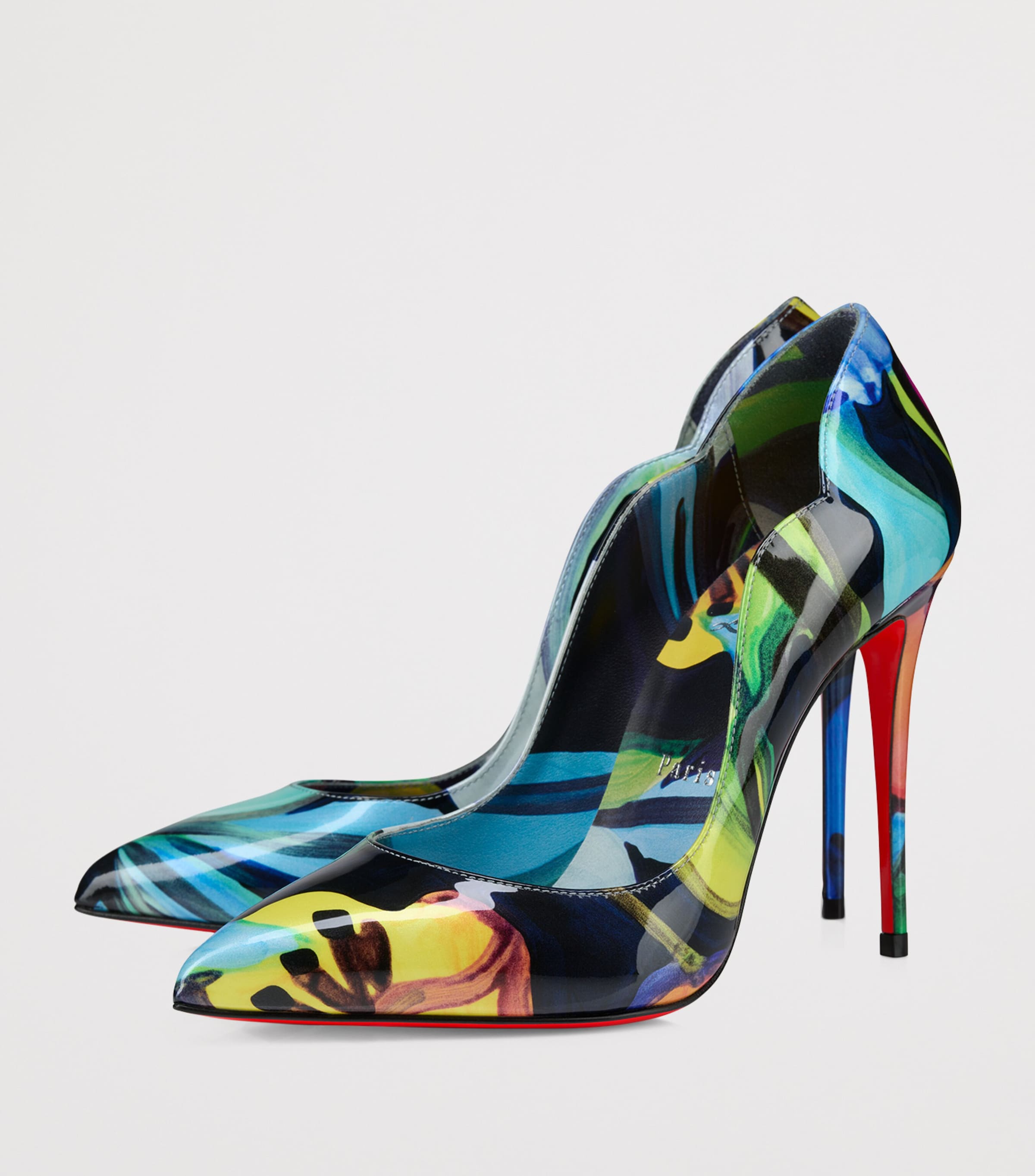 Hot Chick Patent Leather Pumps 100