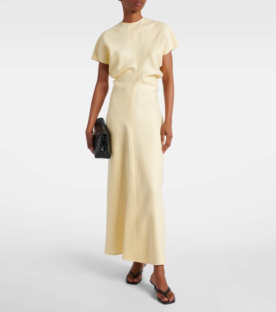 Draped maxi dress