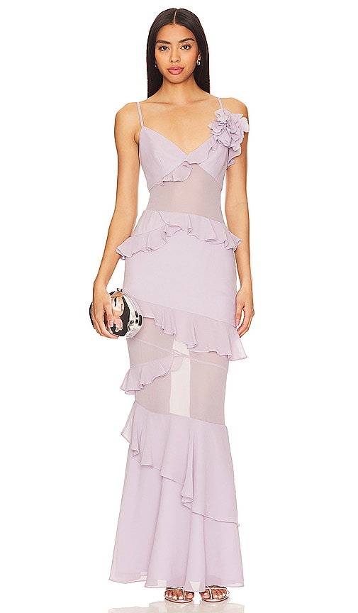 Lovers and Friends Wisteria Gown in Lavender. - L also in M, S