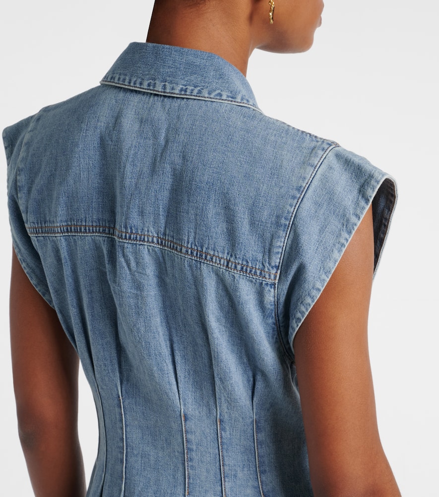 Ruben denim midi dress