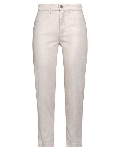 Woman Pants Light pink Size 27 Cotton, Elastane
