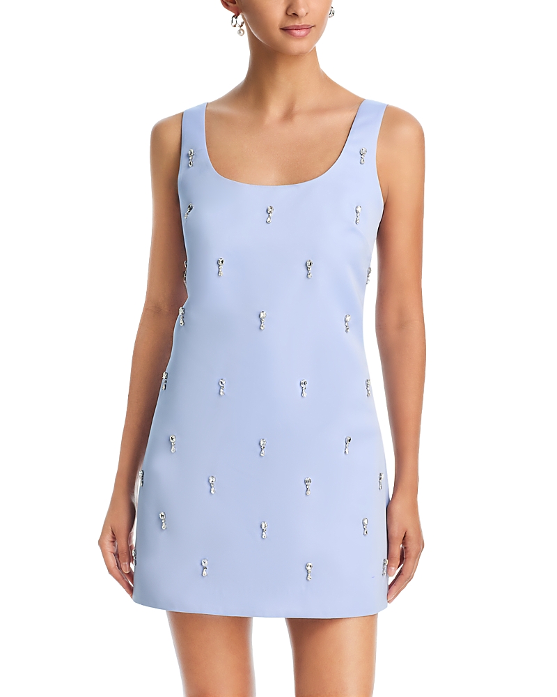 Jewel Satin Mini Dress - Exclusive