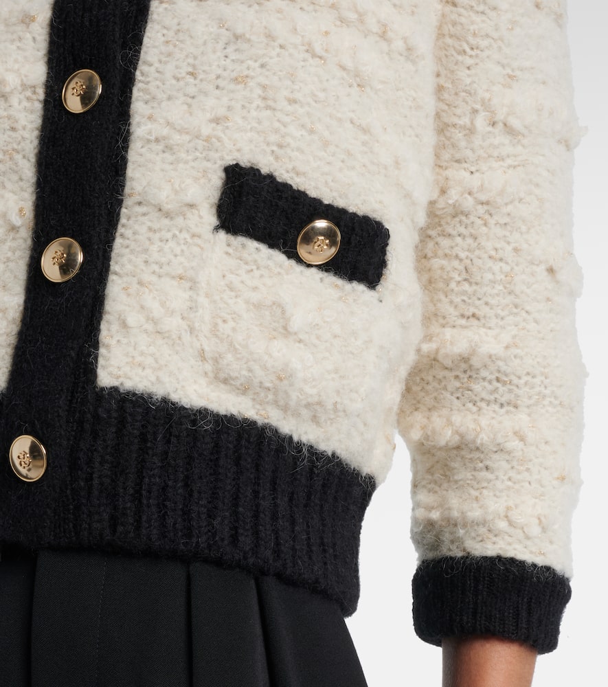Delightful Sparkle wool-blend cardigan