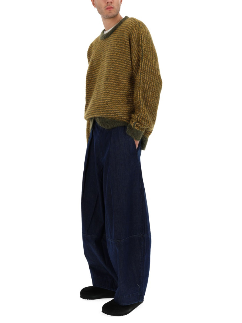 Yellow Crew Neck Sweater