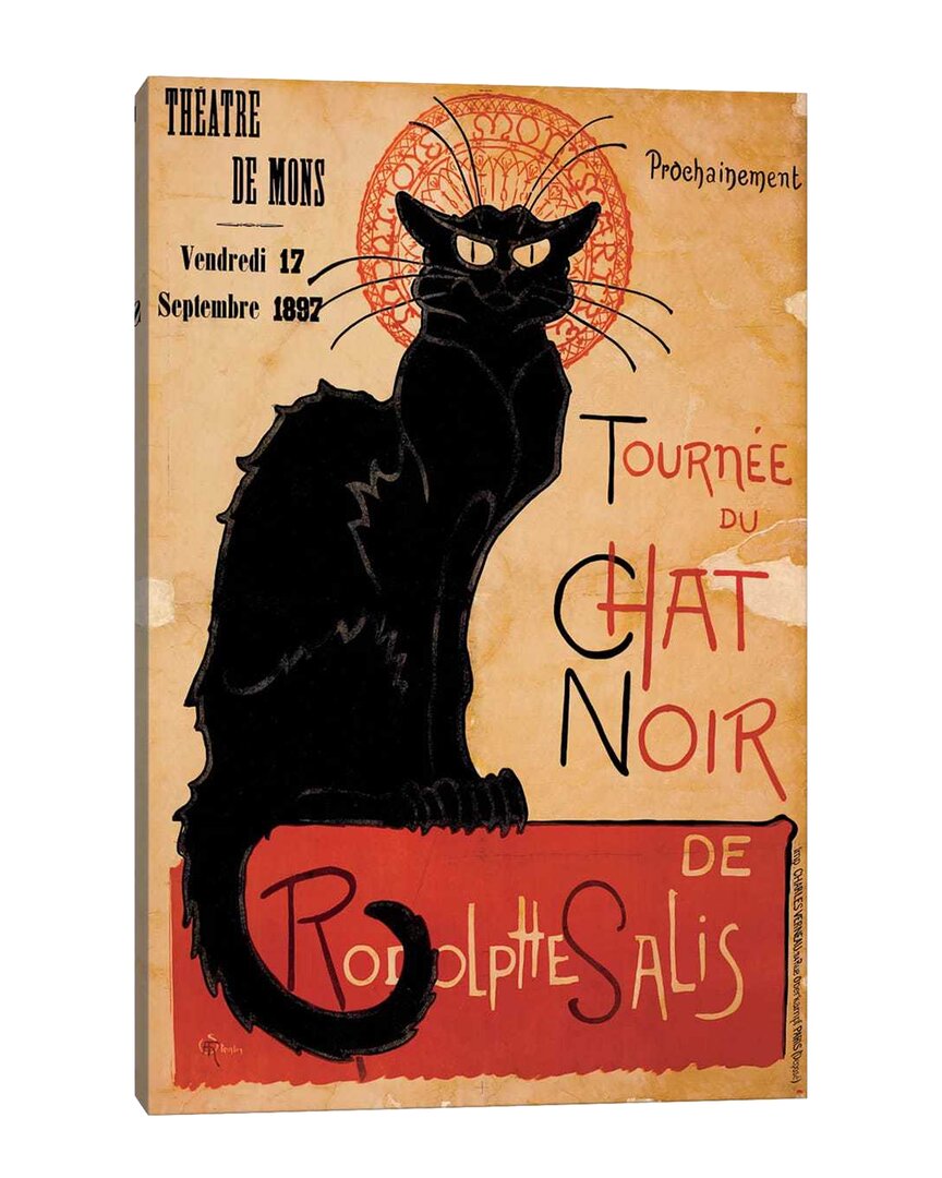 Tournee Du Chat Noir Advertising Vintage Poster By Unknown Artist Wall Art