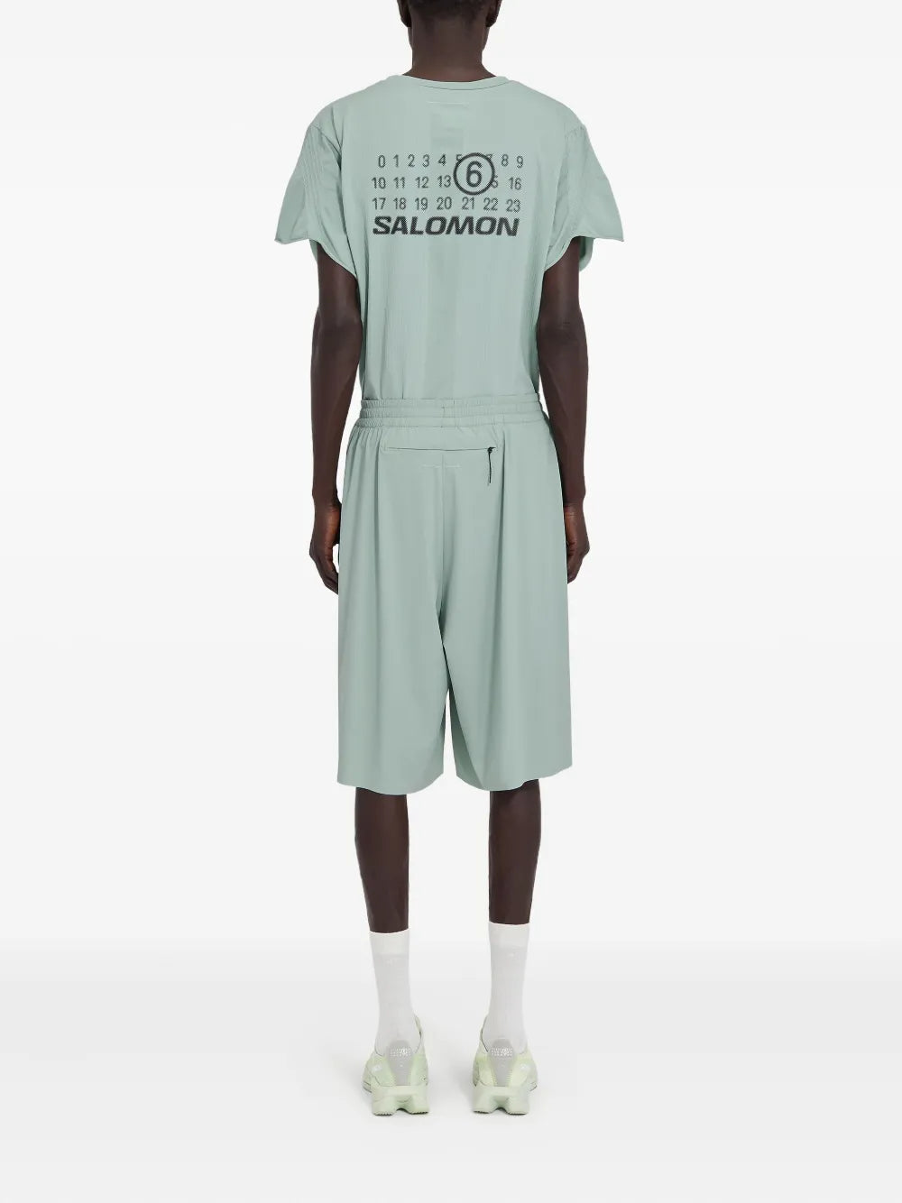 X Salomon Maison Margiela X Salomon X Salomon Shorts mit numerischen Grafiken