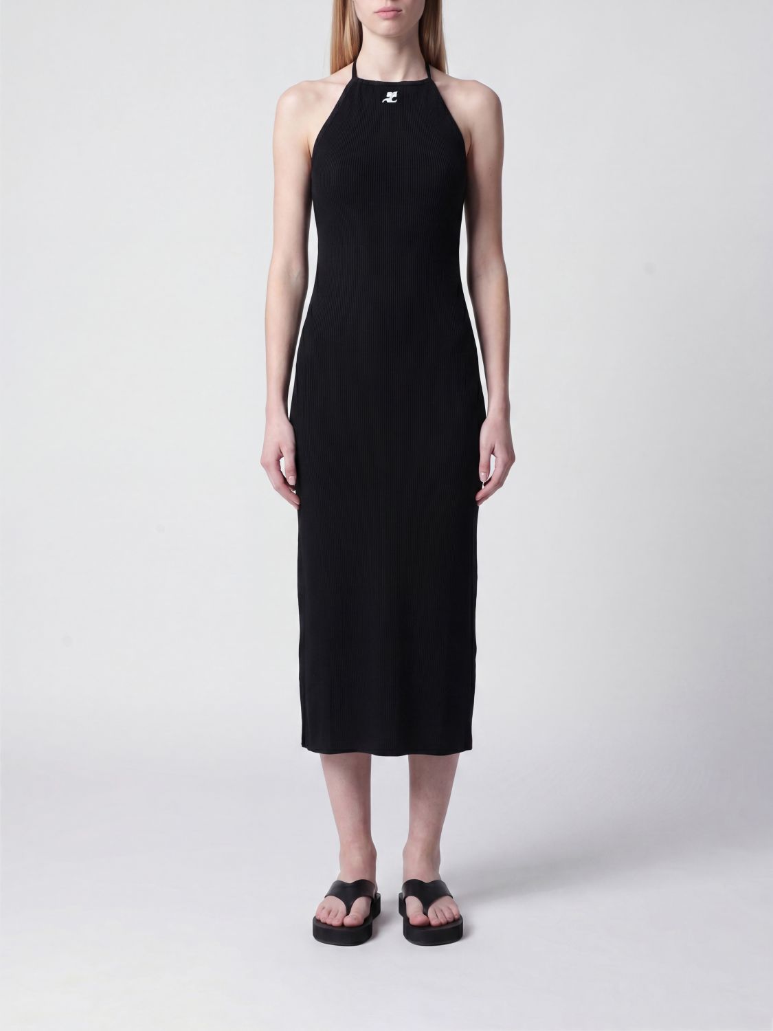 COURRÈGES Dress Woman color Black