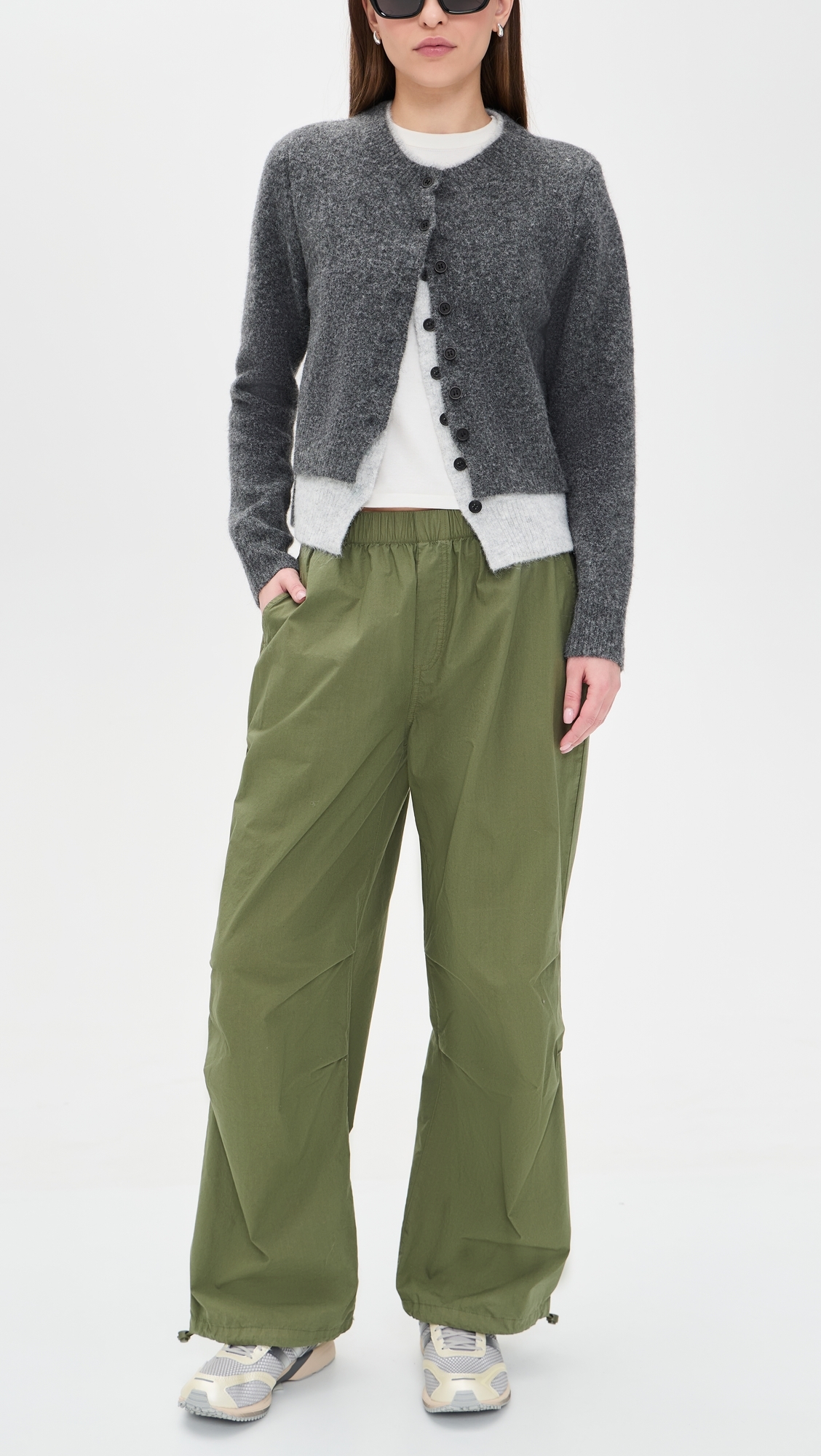Brooks Balloon Pants Kale