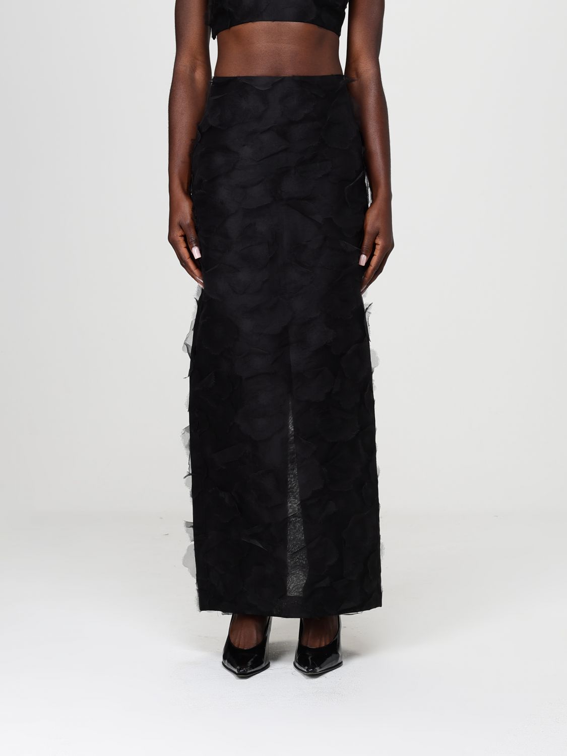 Skirt Woman color Black