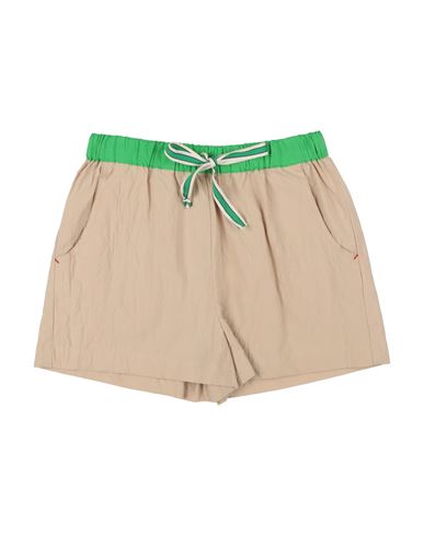 Kid Girl Shorts & Bermuda Shorts Beige Size 10 Cotton