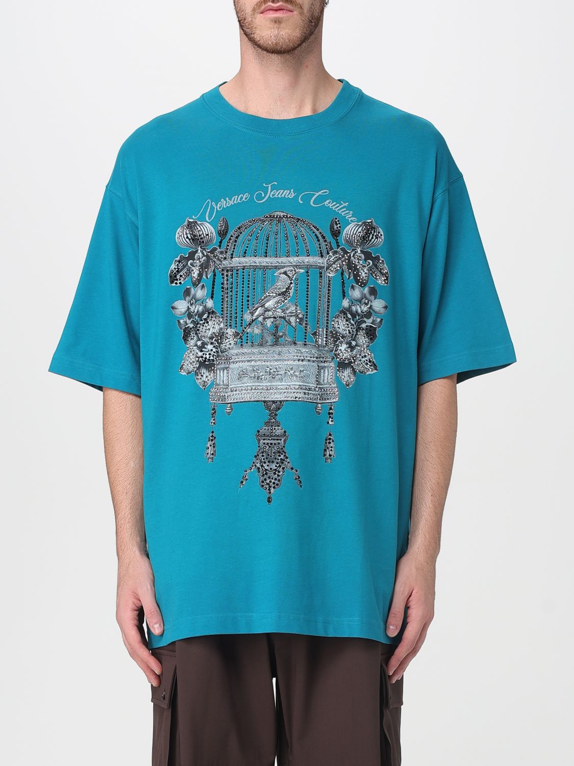 T-Shirt Men color Green