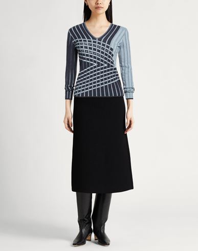 Icon Woman Sweater Slate blue Size XS Cotton, Viscose, Polyester