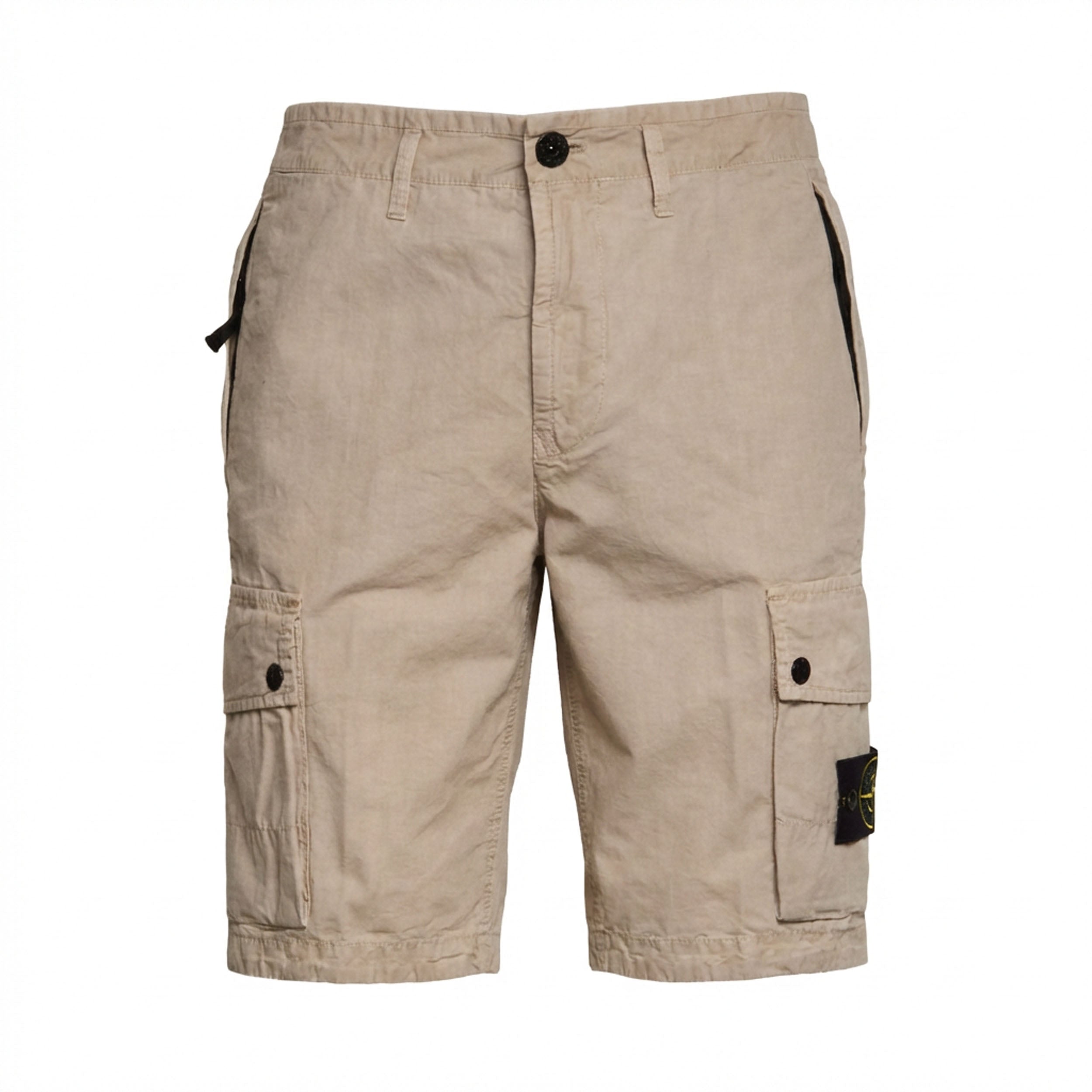 Men's Slim Fit Bermuda Shorts - Brushed Organic Cotton Mini