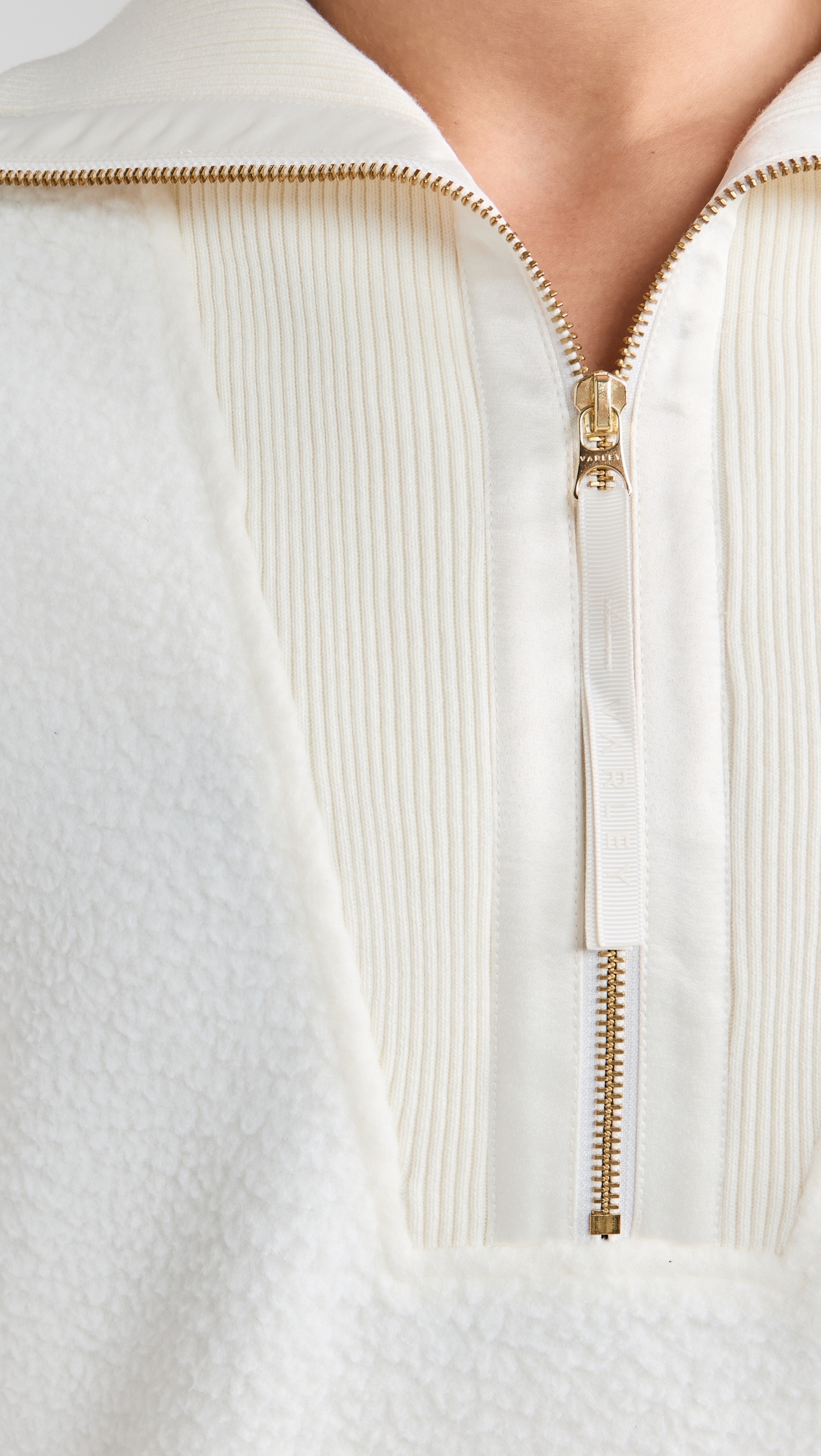 Wallace Half Zip Fleece Egret