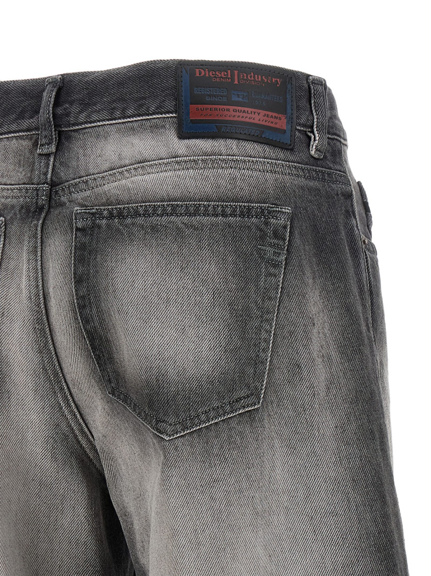 Grey Relaxed Mid Rise Jeans