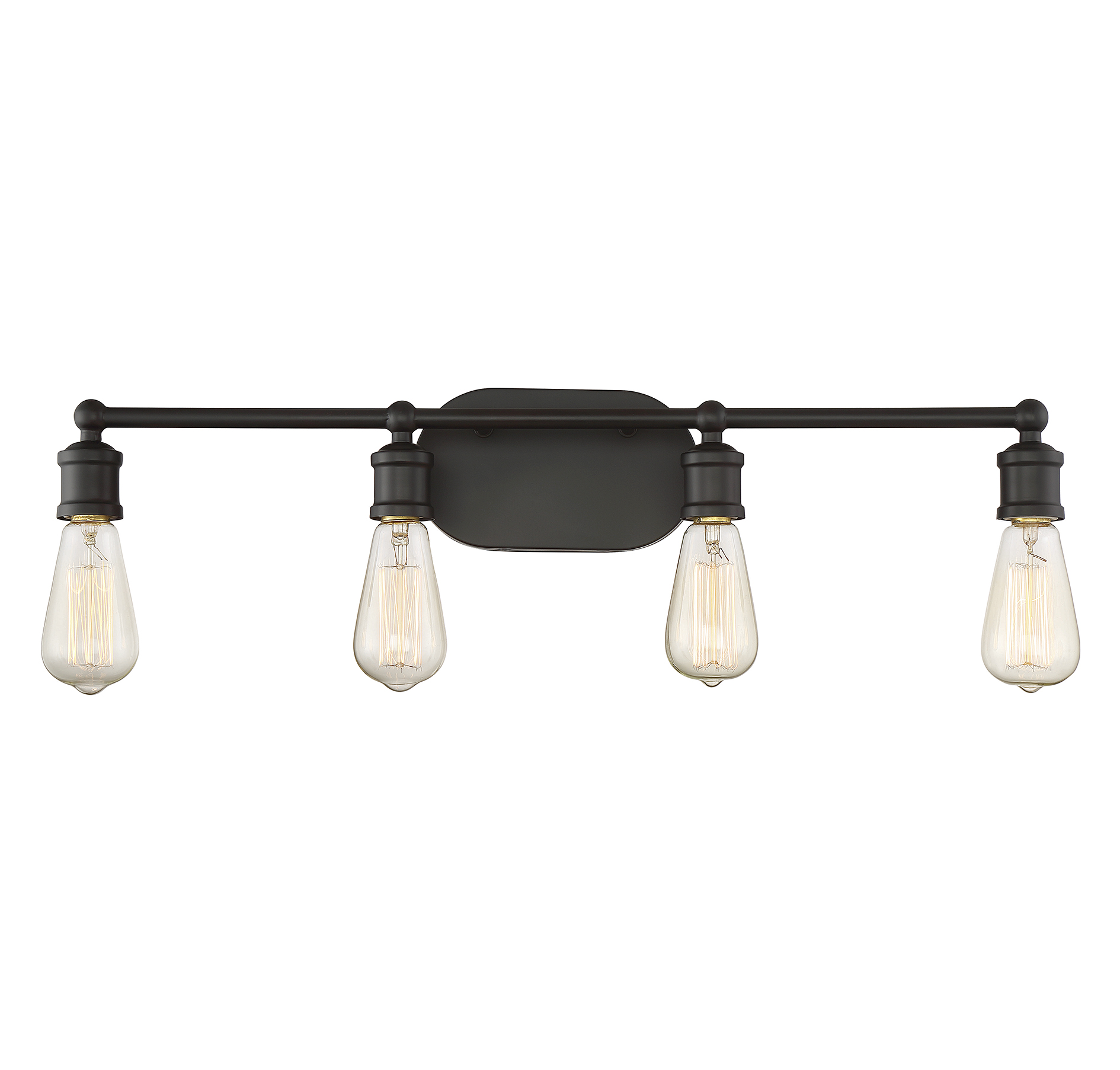 Trade Winds Lighting 4-Light Bathroom Vanity Light In Oil Rubbed Bronze - TW021627ORB