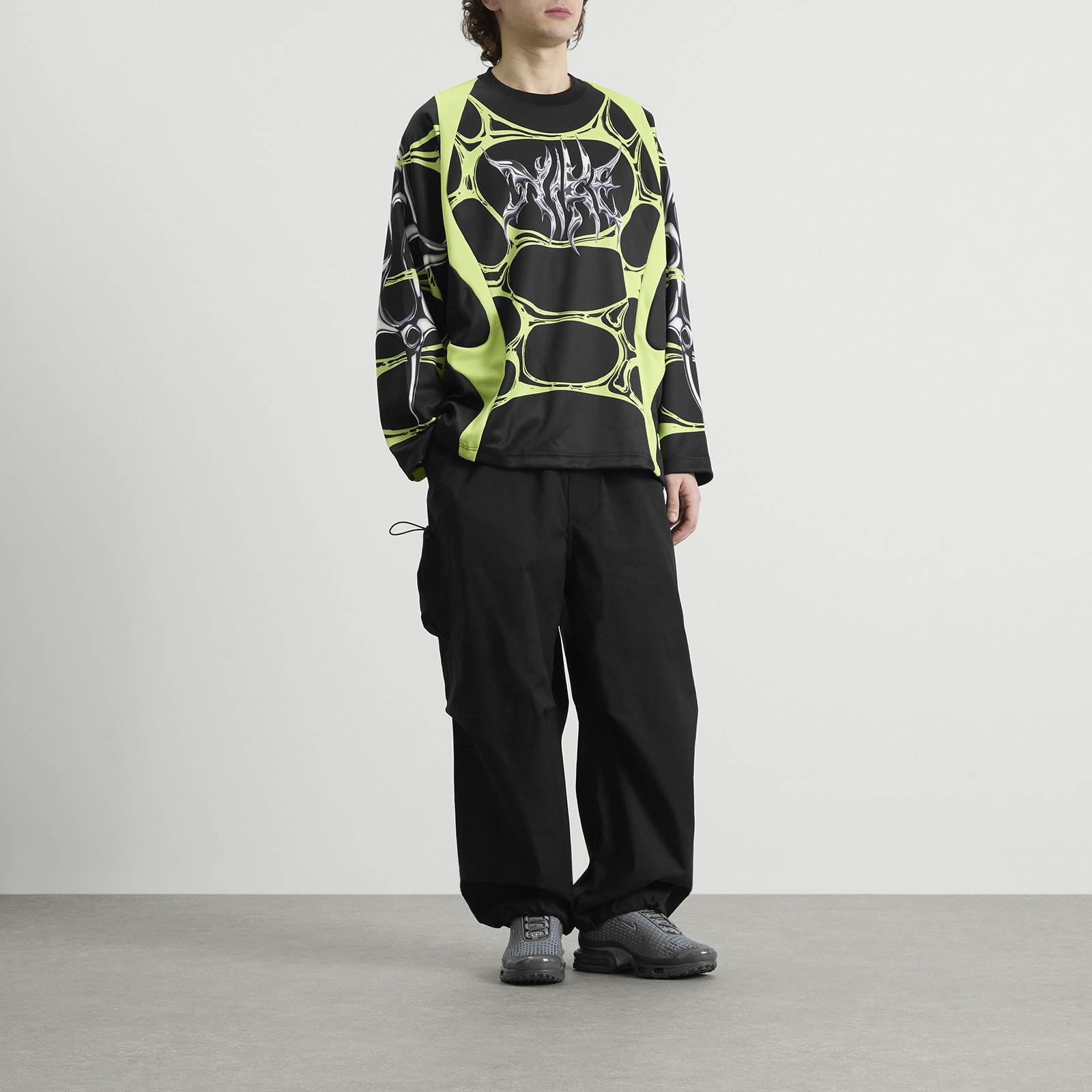 Men's Project F.R.O.G. Jelly Cage Jersey Top Black/Cream/Volt Ice