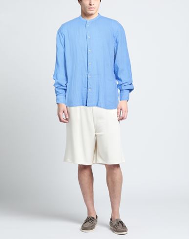 Man Shirt Sky blue Size 17 ¾ Linen