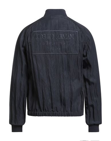 Man Jacket Midnight blue Size 38 Viscose, Polyamide, Virgin Wool, Silk, Elastane