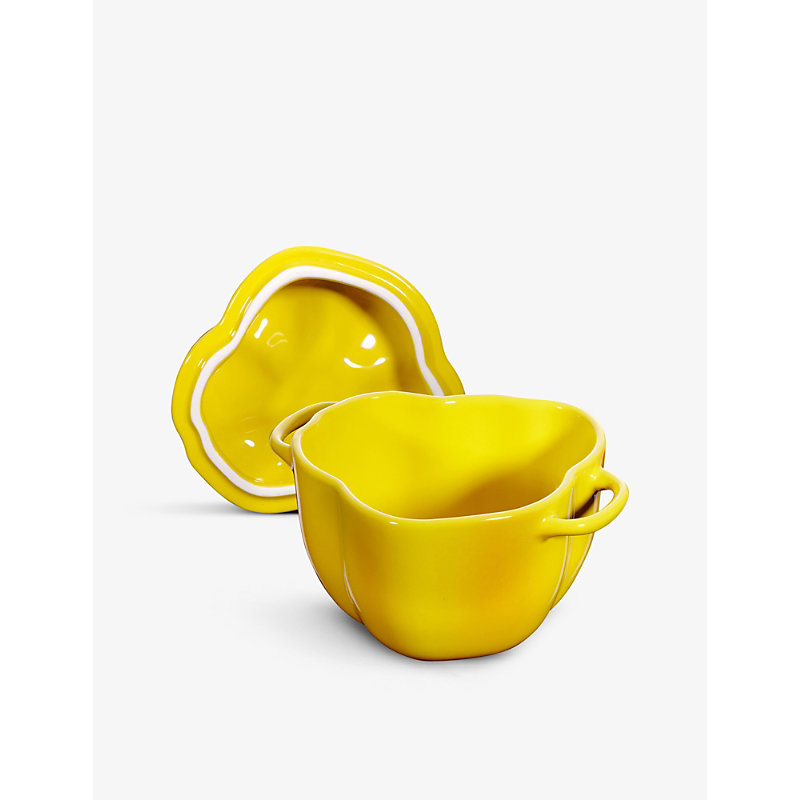 Yellow Pepper Cast-iron and Enamel Cocotte 11cm