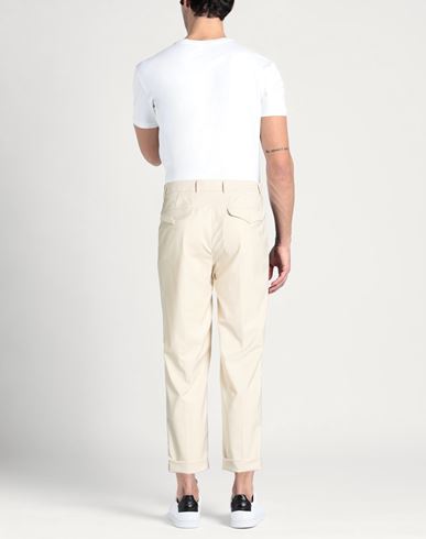 Man Pants Cream Size 33 Polyester, Viscose, Elastane