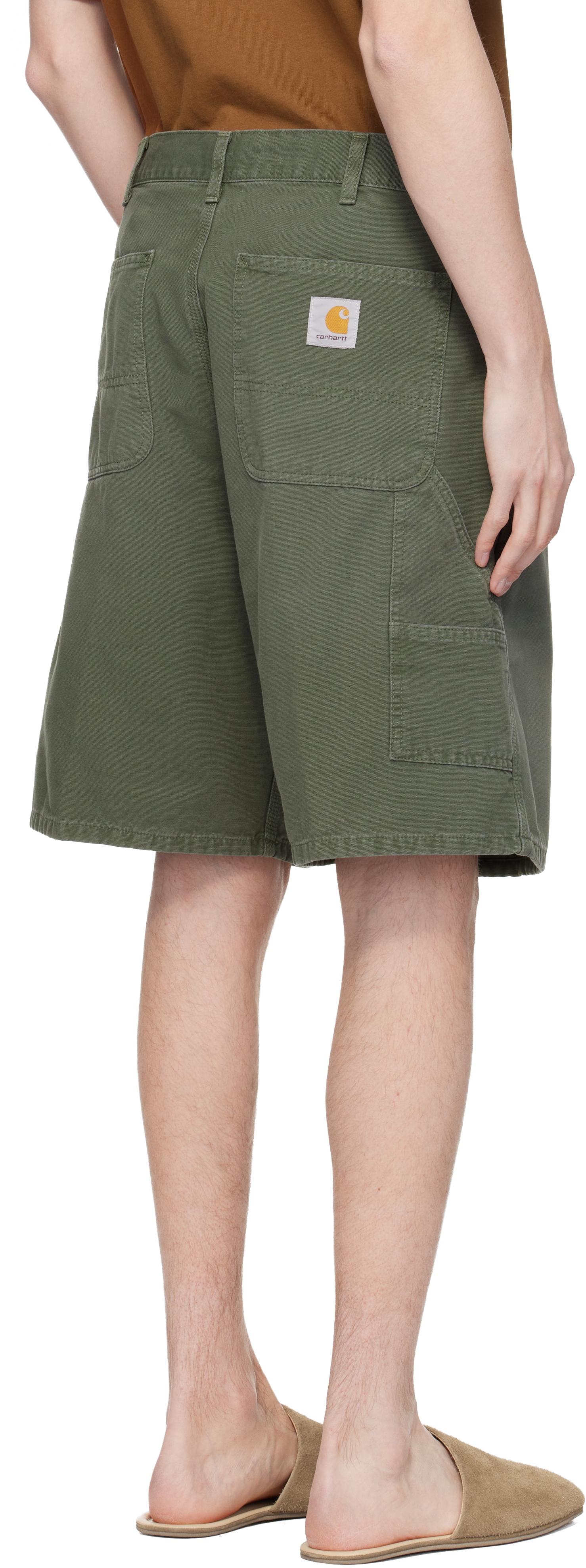 Green Double Knee Shorts