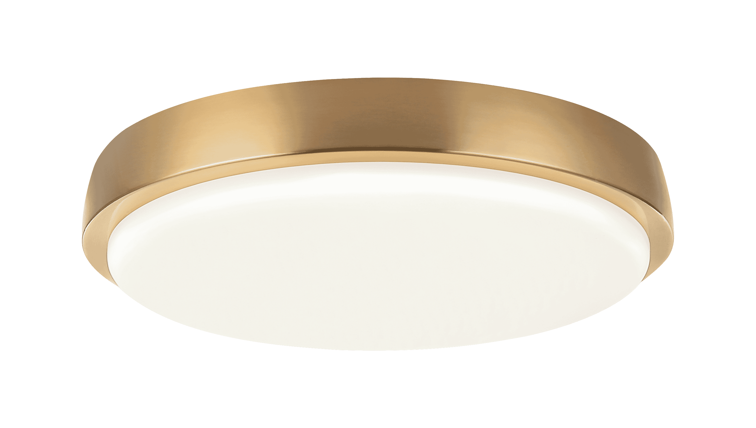 Aged Gold Brass LED Flush Mount from the Zane Collection
