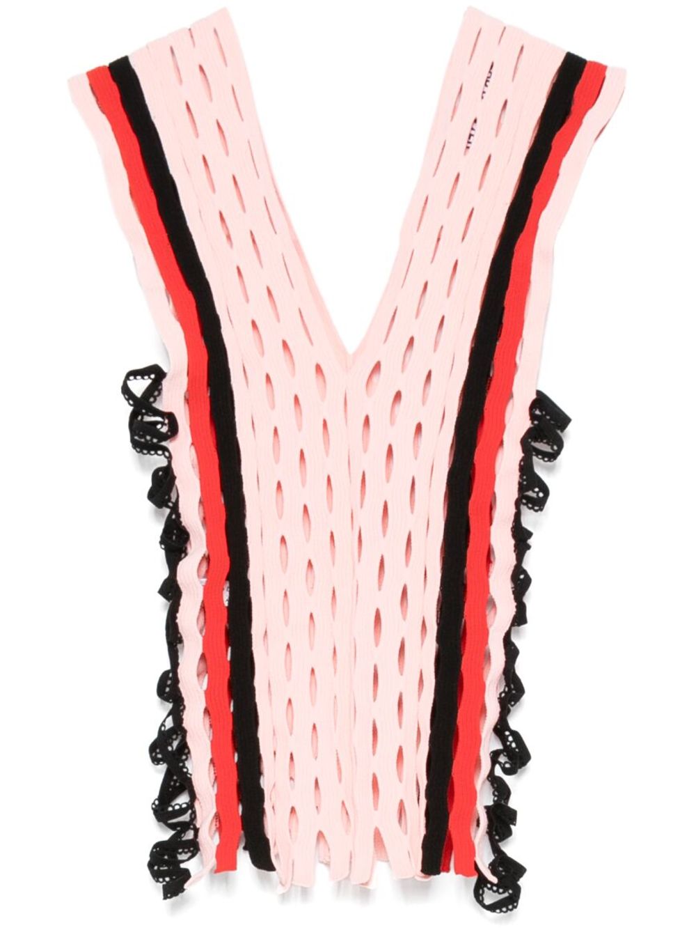Squiggle knitted top - Pink