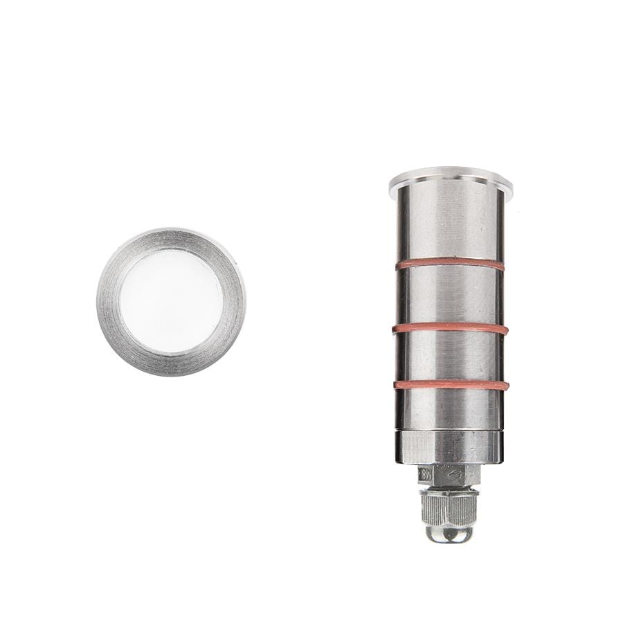 WAC Lighting 1-Light LED 1" 12V Indicator Light in Stainless Stee