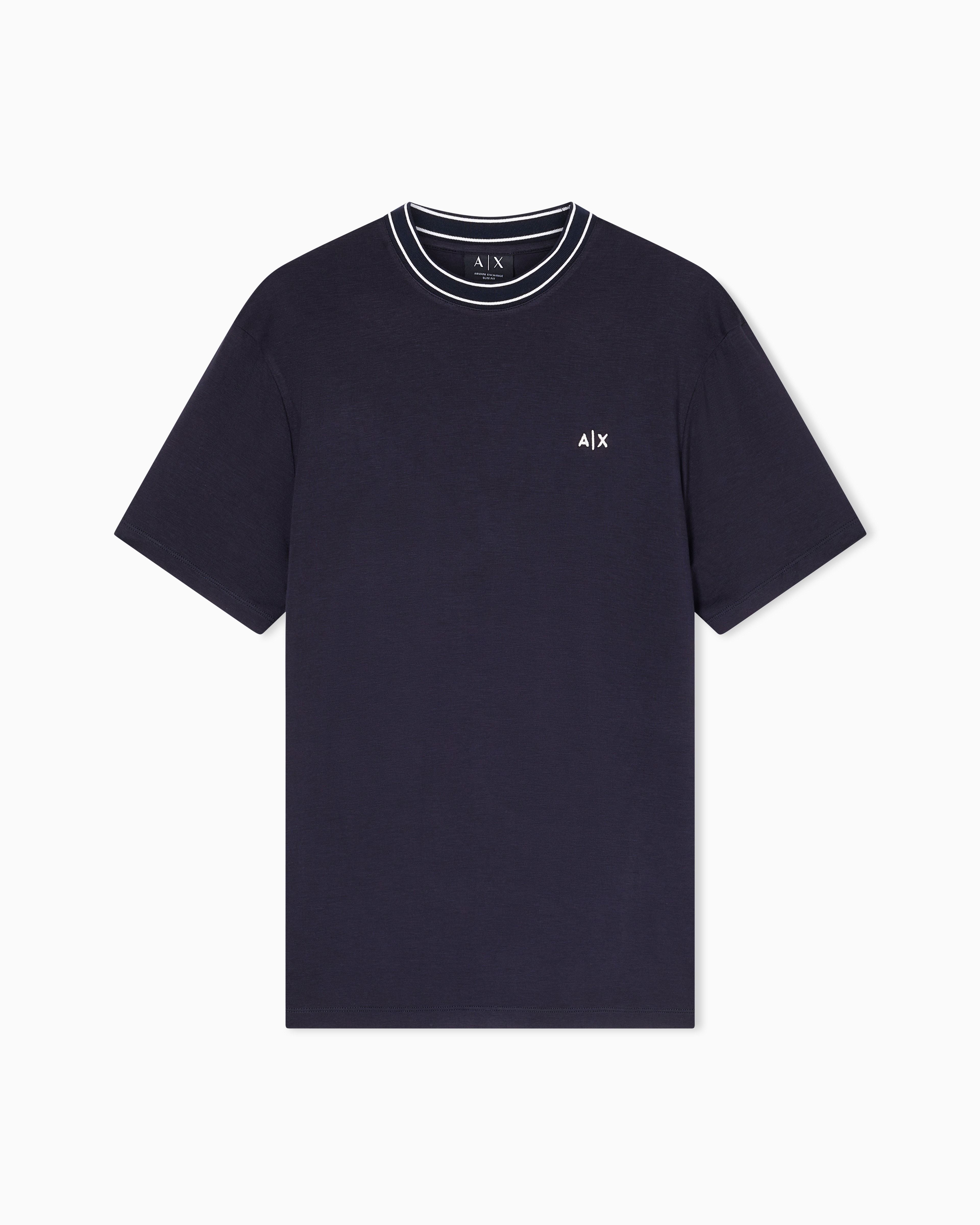Slim fit T-shirt in technical fabric