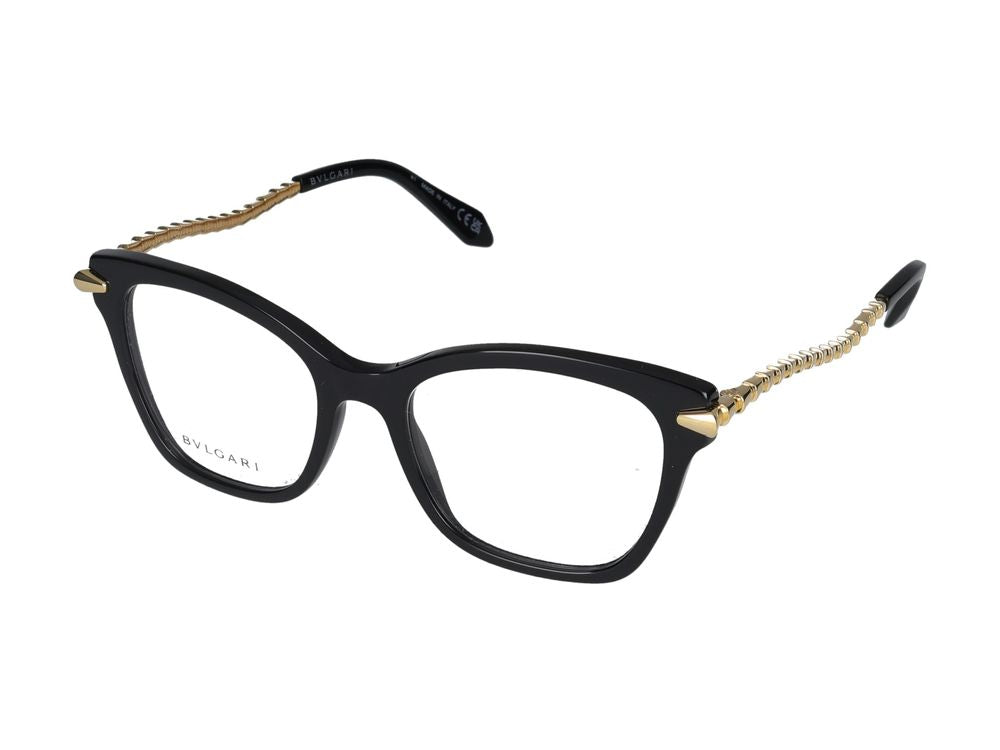 BV50071I Chain-Link Temple Eyeglasses — Black