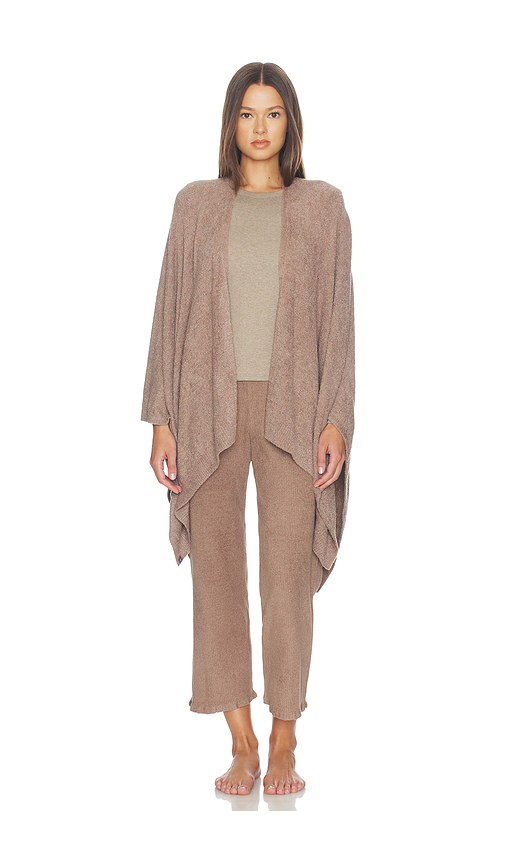 Barefoot Dreams CozyChic Lite Weekend Wrap in Tan