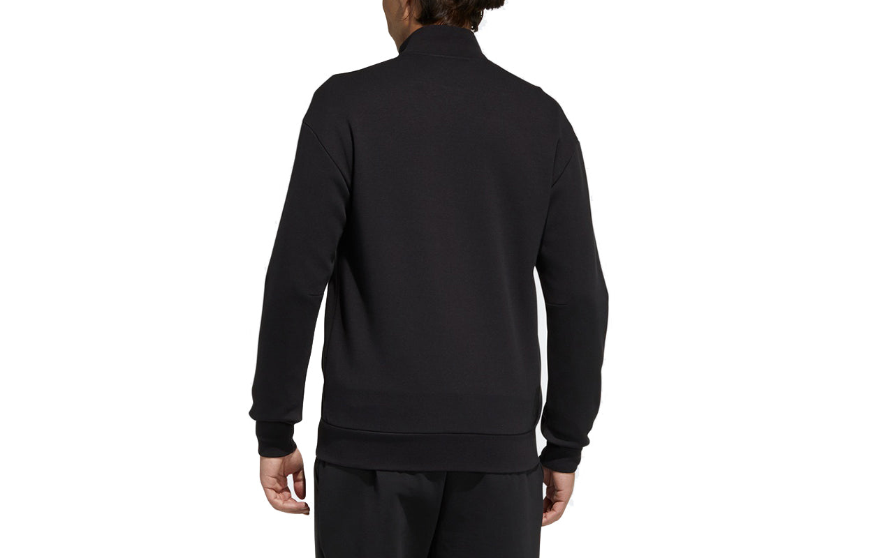 Men's Wj Kn Tracktop Martial Arts Series Sports Stylish Logo Jacket Black