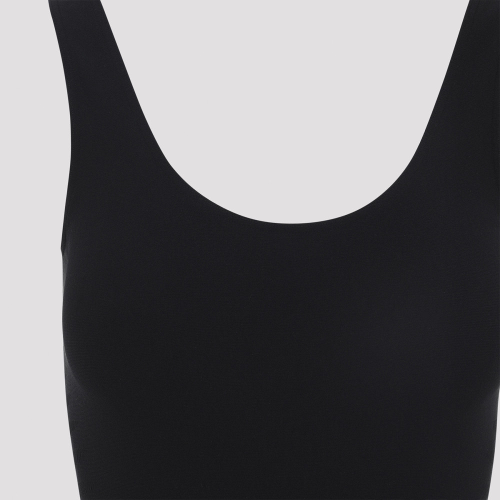 Black Seameless Bodysuit