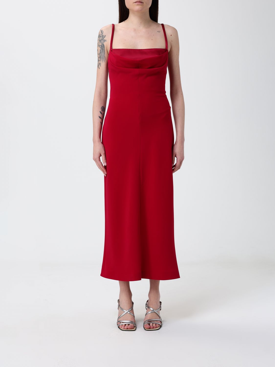 Dress Woman color Geranium